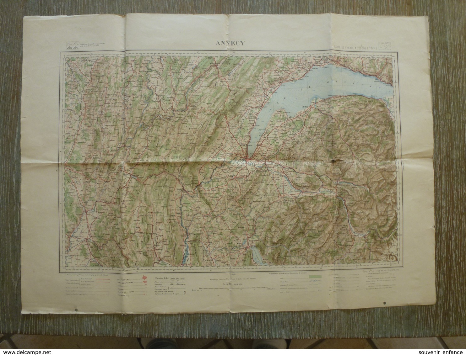 Carte Annecy 73 Savoie - Cartes Topographiques