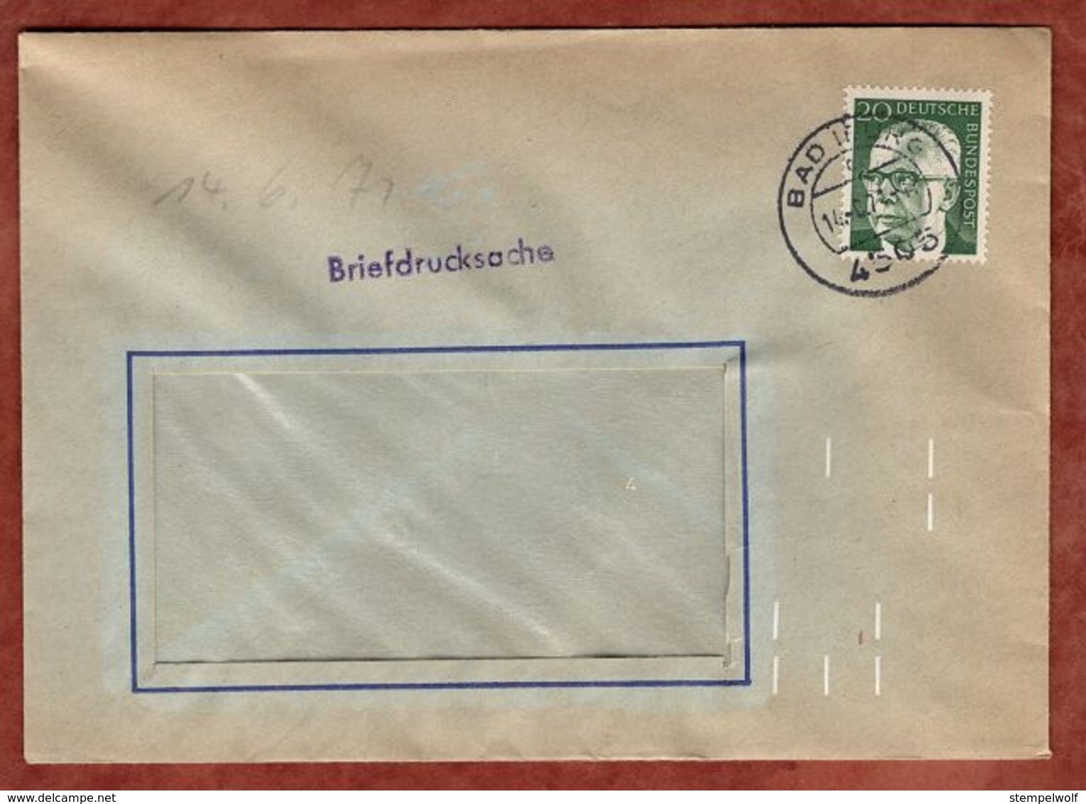 Briefdrucksache, Heinemann, Entwertet Bad Iburg 1971 (72219) - Briefe U. Dokumente