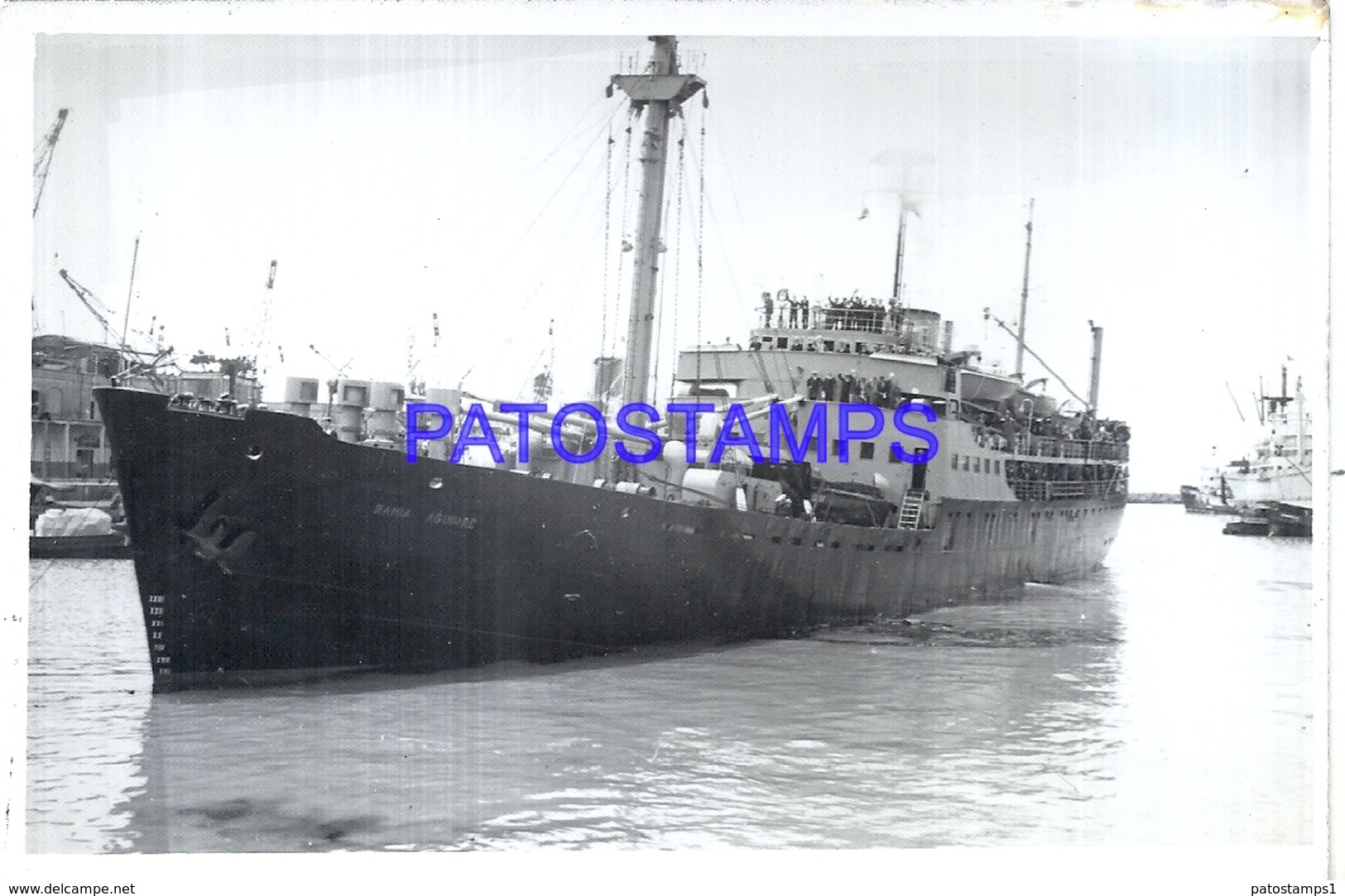 110419 ARGENTINA SHIP BAHIA AGUIRRE PHOTO NO POSTAL POSTCARD - Argentinien