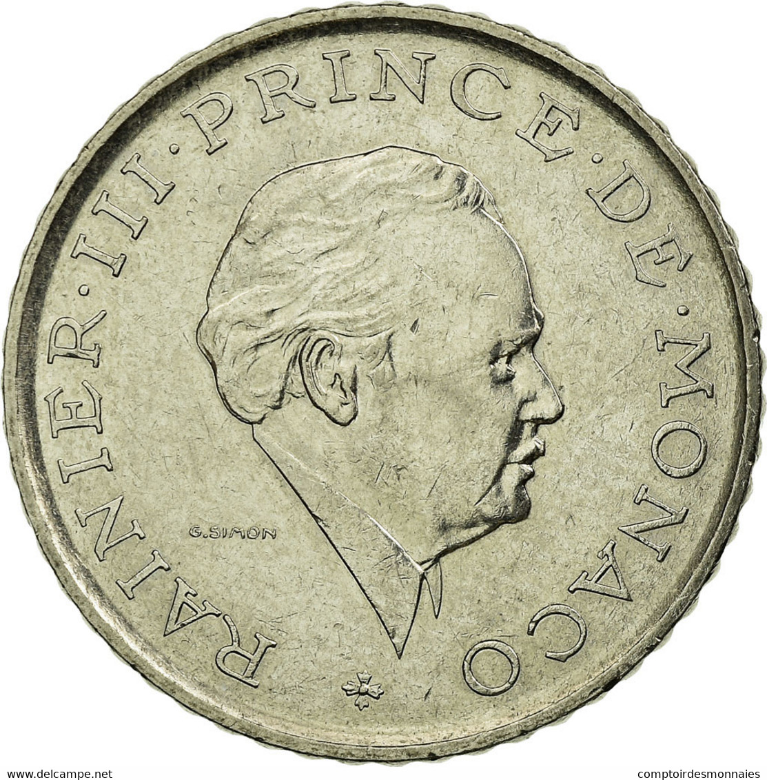 Monnaie, Monaco, Rainier III, 2 Francs, 1981, TTB, Nickel, Gadoury:MC151.2 - 1960-2001 Nouveaux Francs