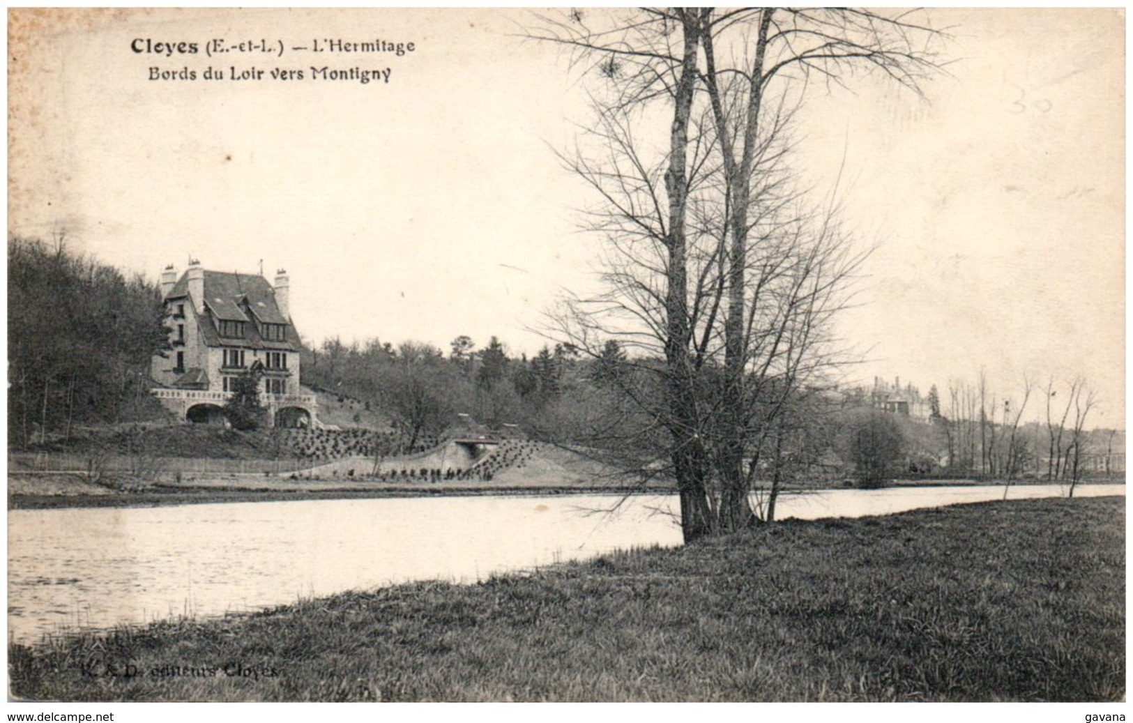 28 CLOYES - L'Hermitage - Bords Du Loir Vers Montigny - Cloyes-sur-le-Loir