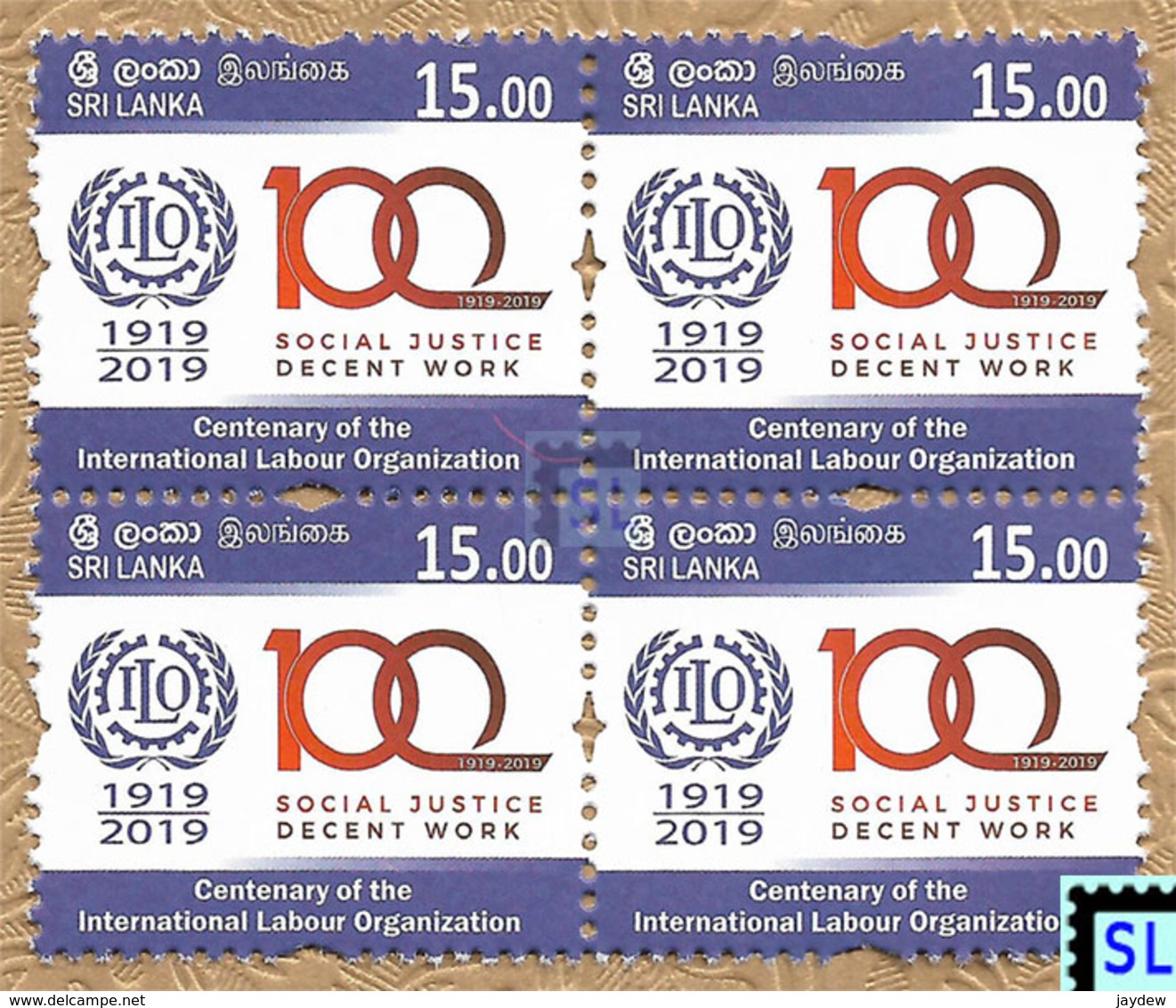 Sri Lanka Stamps 2019, International Labour Organization, MNH - Sri Lanka (Ceylon) (1948-...)