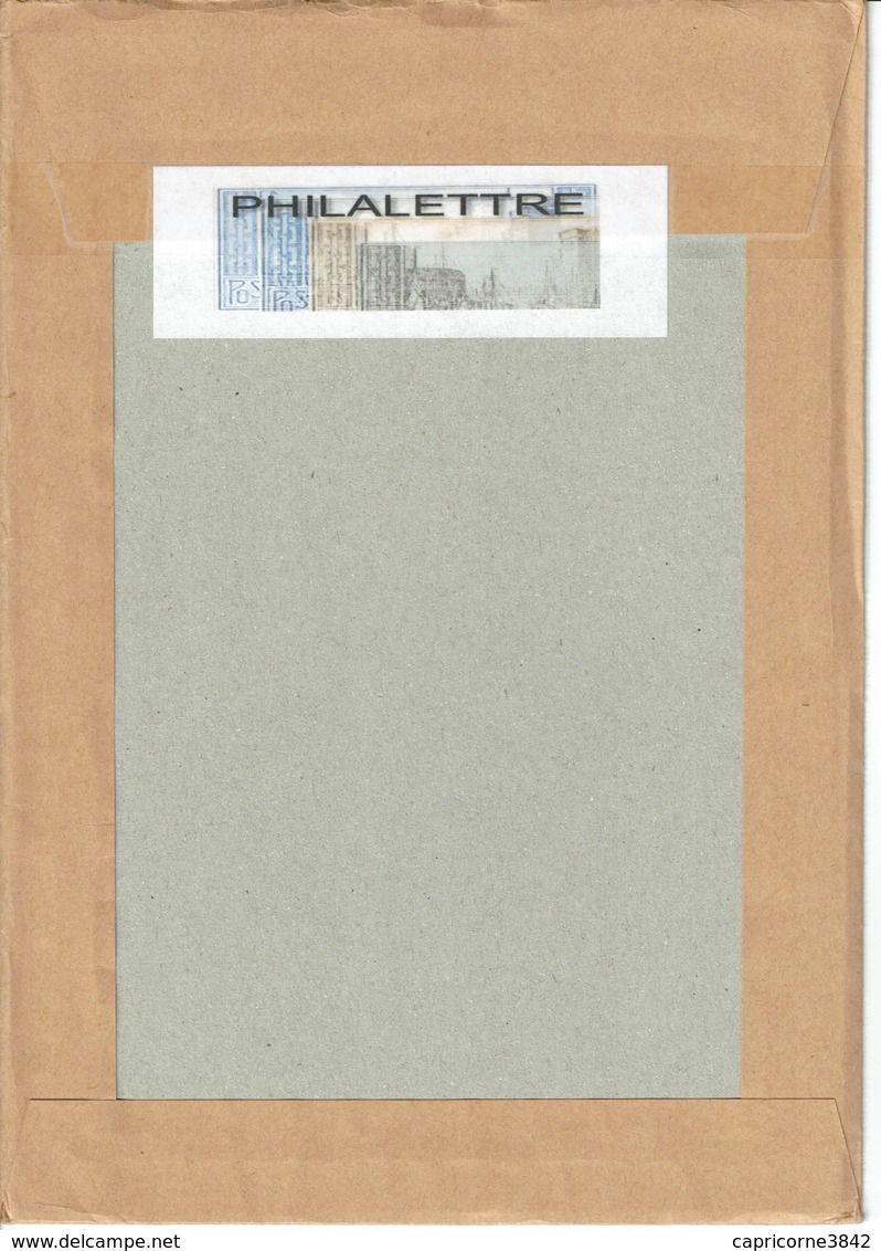 2012 - Timbre Personnalisé MontimbrenLigne - Philalettre - LA ROCHELLE - Voir Verso - Enveloppe 17,5 X 25 Cm - Andere & Zonder Classificatie