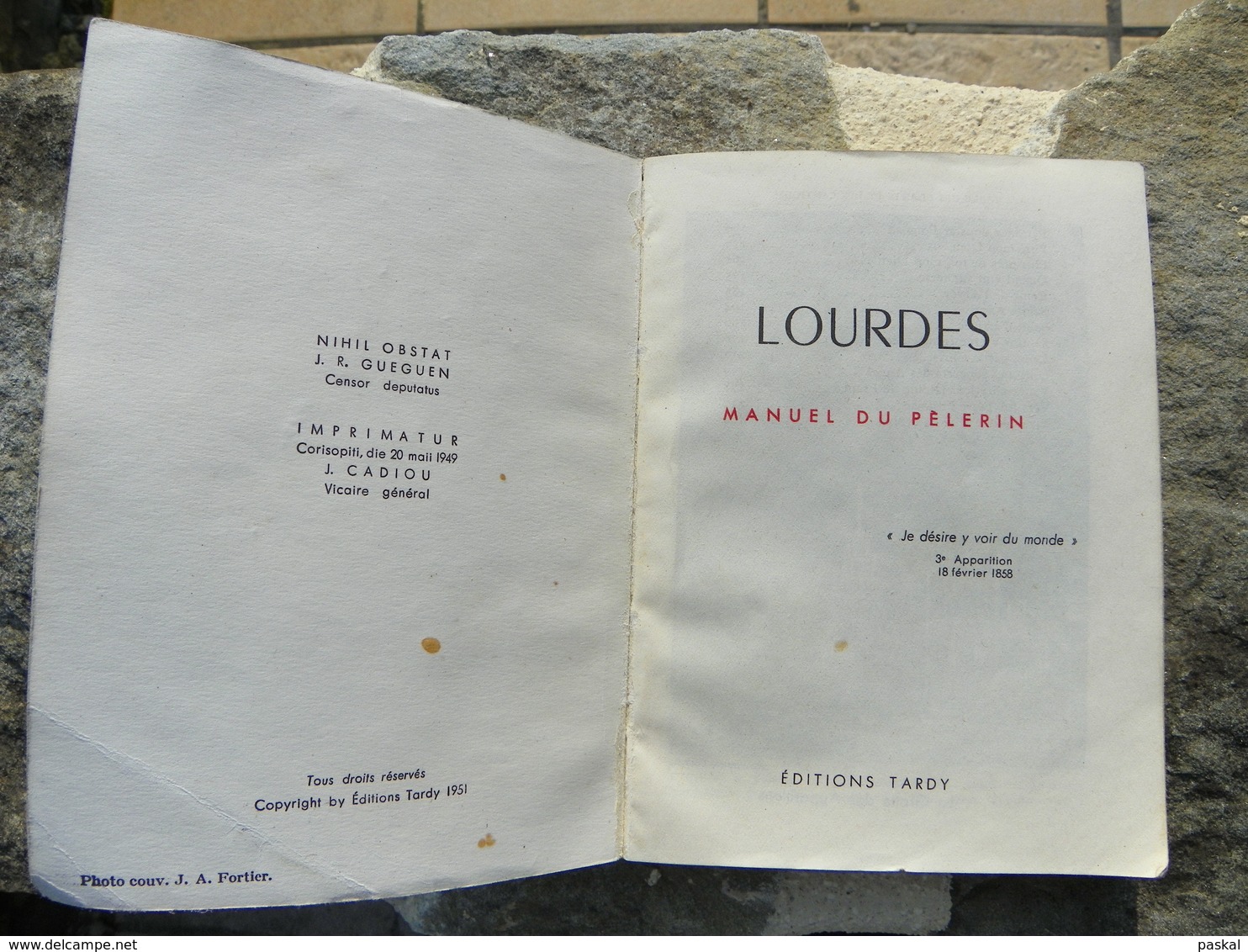 Lourdes, Pèlerinage De Quimper, Manuel Du Pèlerin - Autres & Non Classés