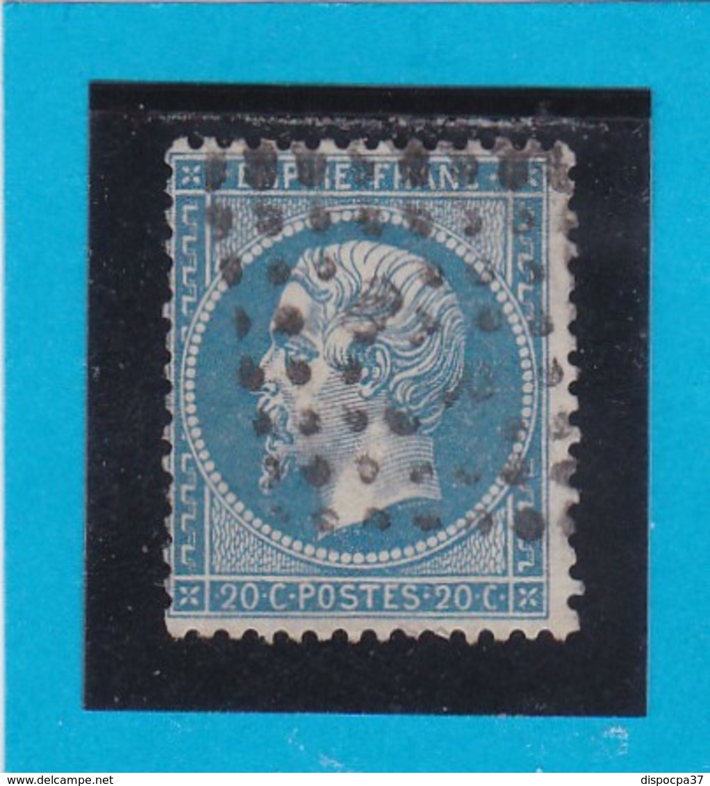 N° 22    AMBULANT DE FRANCE " Bt P "  - REF 14616 - 1862 Napoleon III