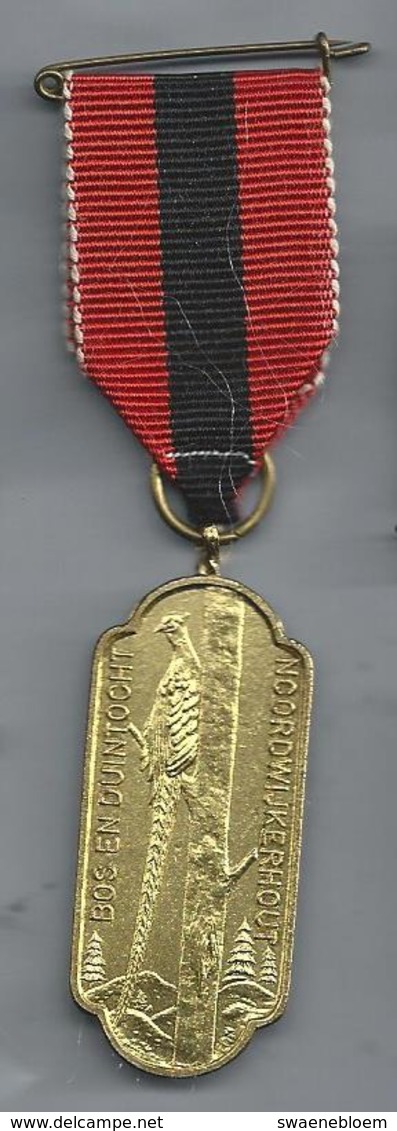 NL.- MEDAILLE. WANDELMEDAILLE. BOS EN DUINTOCHT. NOORDWIJKERHOUT. Pins - Andere & Zonder Classificatie