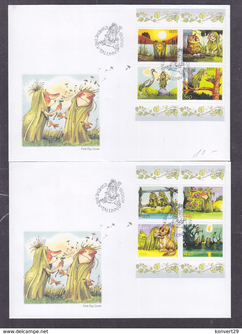 Estonia 2001 Pokuland Project By Edgar Valter FDC - Estonia