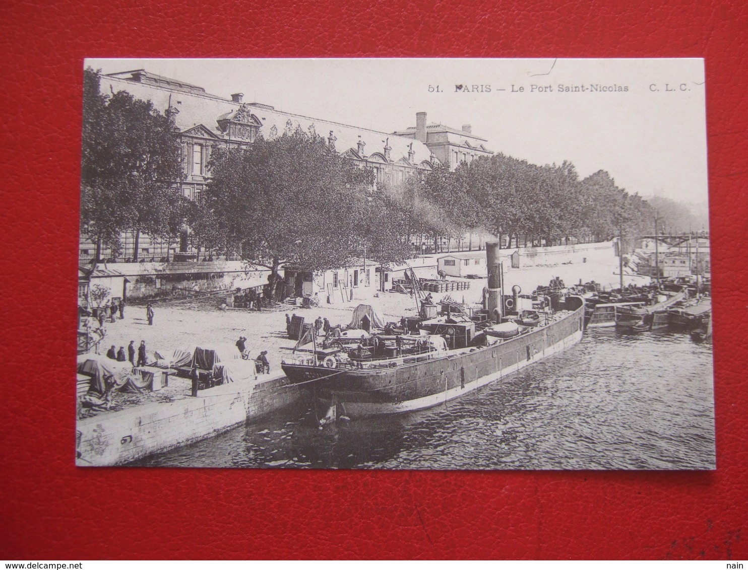 75 * PARIS - " LE PORT SAINT NICOLAS " - BELLE CARTE  - VOIR LES SCANS...CARTE PIONNIERE.. - Other & Unclassified