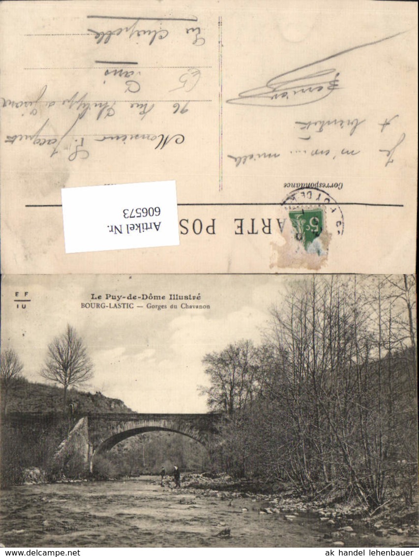 606573,Le Puy-de-Dome Illustre Bourg-Lastic Gorges Du Chavanon Br&uuml;cke France - Sonstige & Ohne Zuordnung