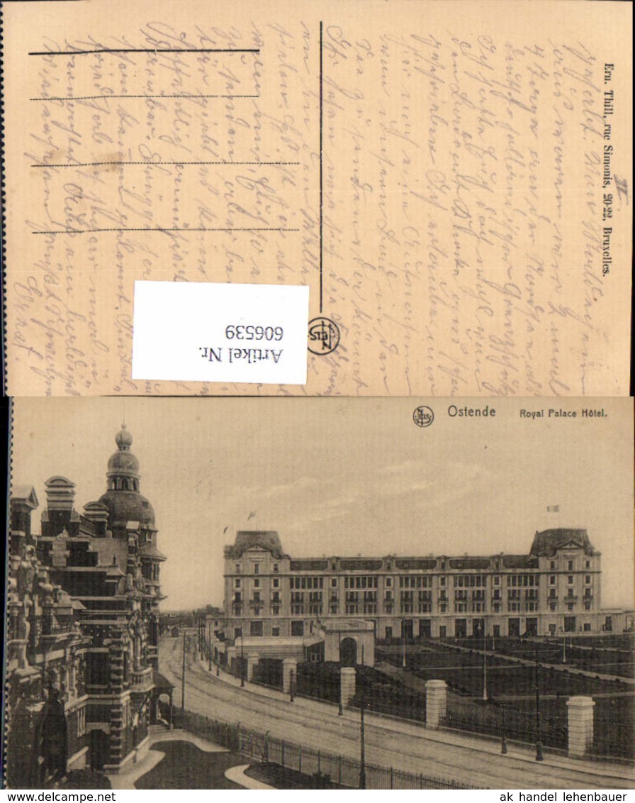 606539,Ostende Royal Palace Hotel Belgium - Sonstige & Ohne Zuordnung