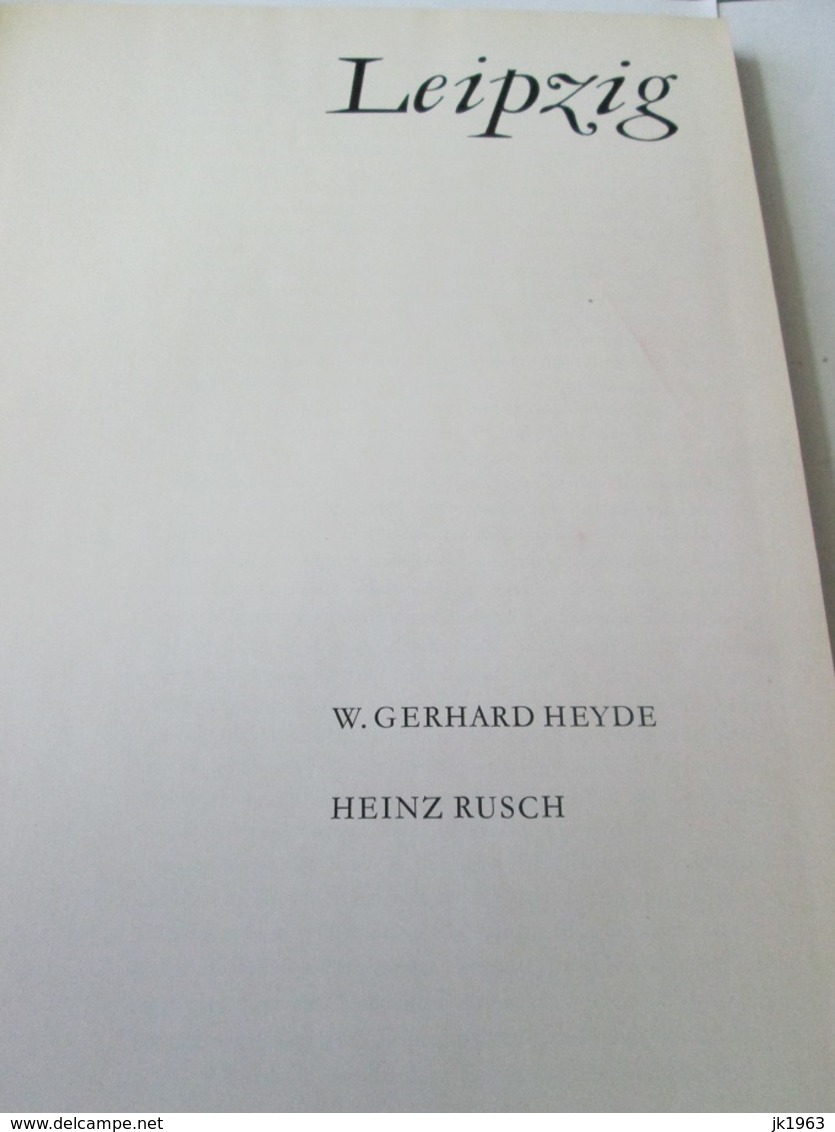 Leipzig 1964, Monography, W.Gerhard Heyde / Heinz Rusch - Fotografie