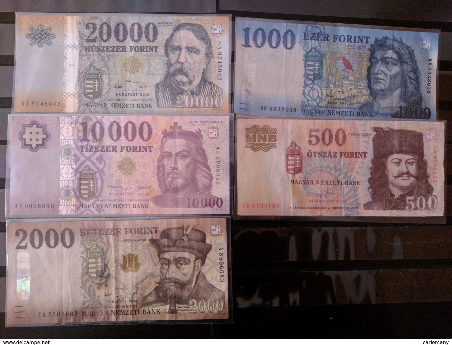 BILLETS Hungria Hungary Magya 5 BILLETS  NOTES - Autres & Non Classés