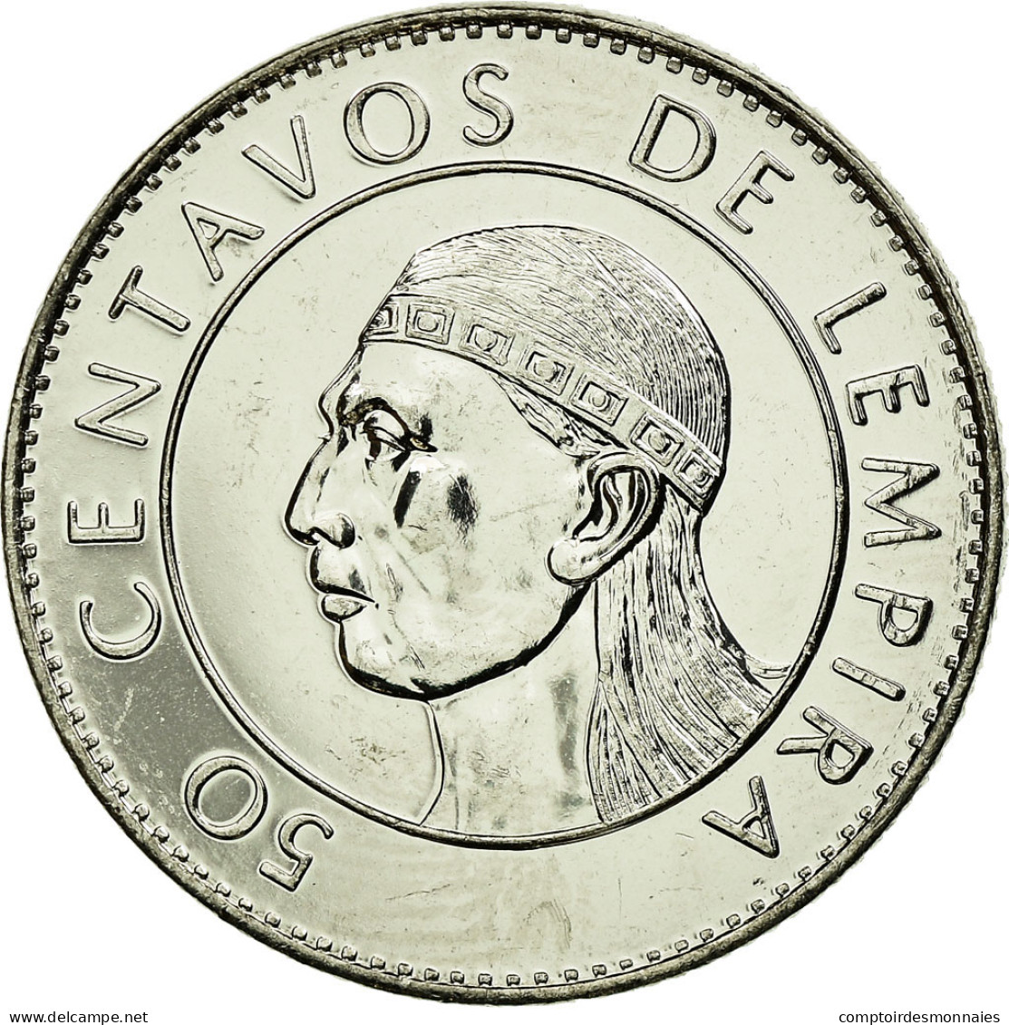 Monnaie, Honduras, 50 Centavos, 1991, SPL, Nickel Plated Steel, KM:84a.1 - Honduras