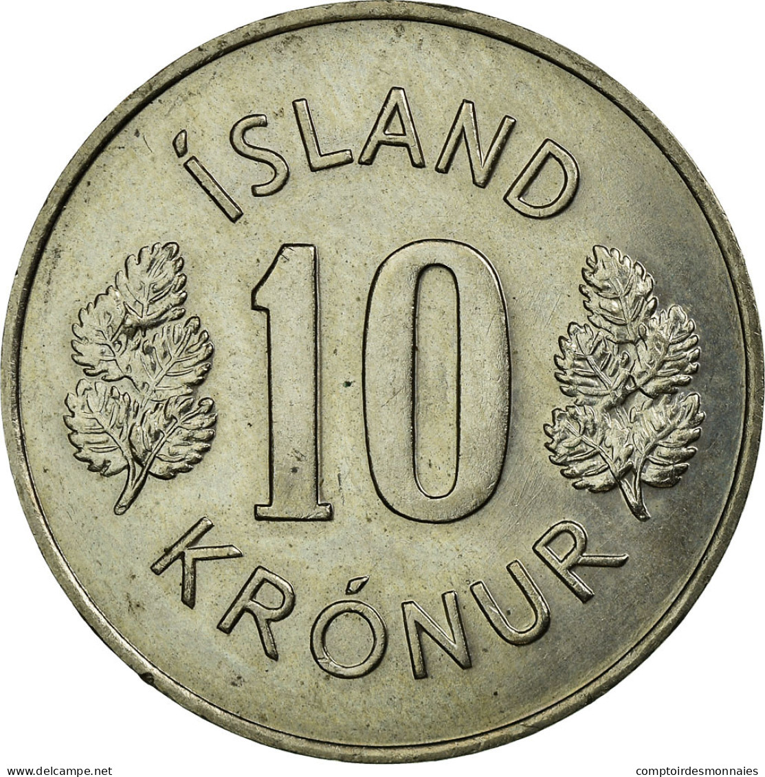 Monnaie, Iceland, 10 Kronur, 1980, SUP, Copper-nickel, KM:15 - Islande