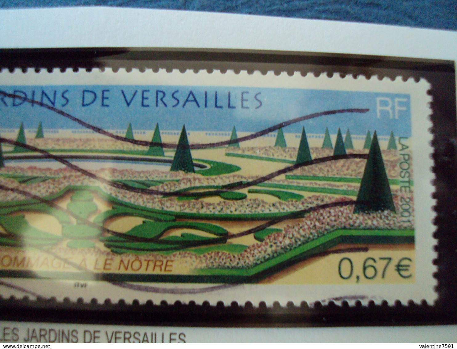 2000-2009    - Timbre Oblitéré N°  3389  "  Les Jardins De Versailles   "     0.60 - Oblitérés