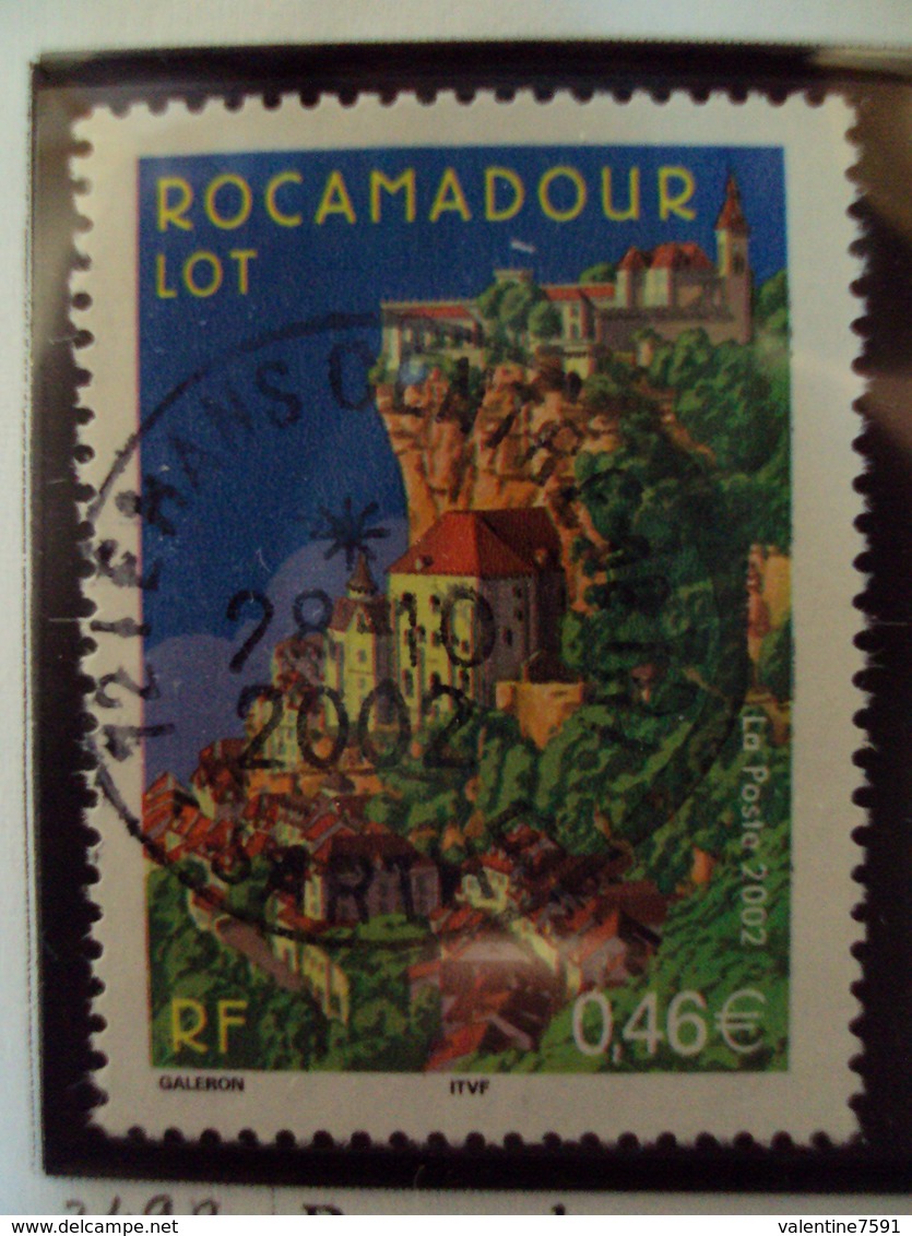 2000-2009    - Timbre Oblitéré N°  3492  "  Rocamadour   "     0.50 - Oblitérés
