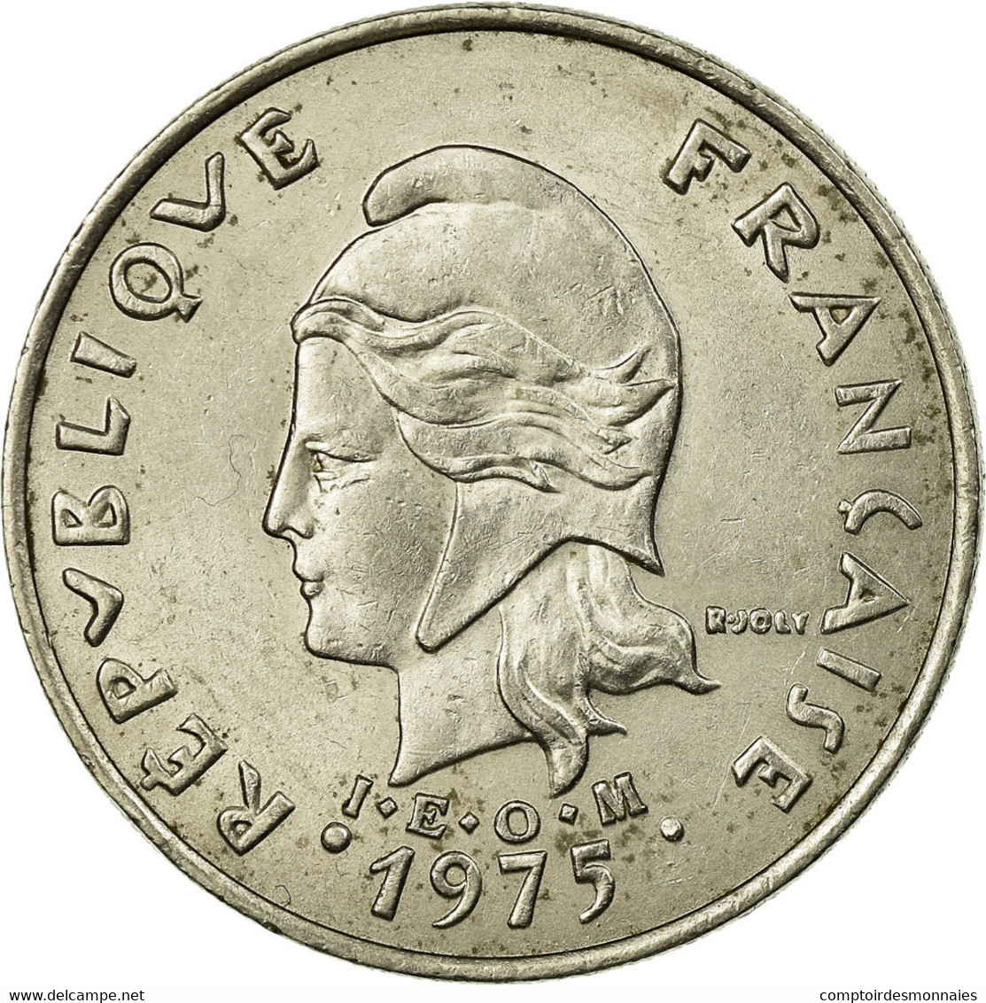 Monnaie, French Polynesia, 20 Francs, 1975, Paris, TTB, Nickel, KM:9 - Polynésie Française