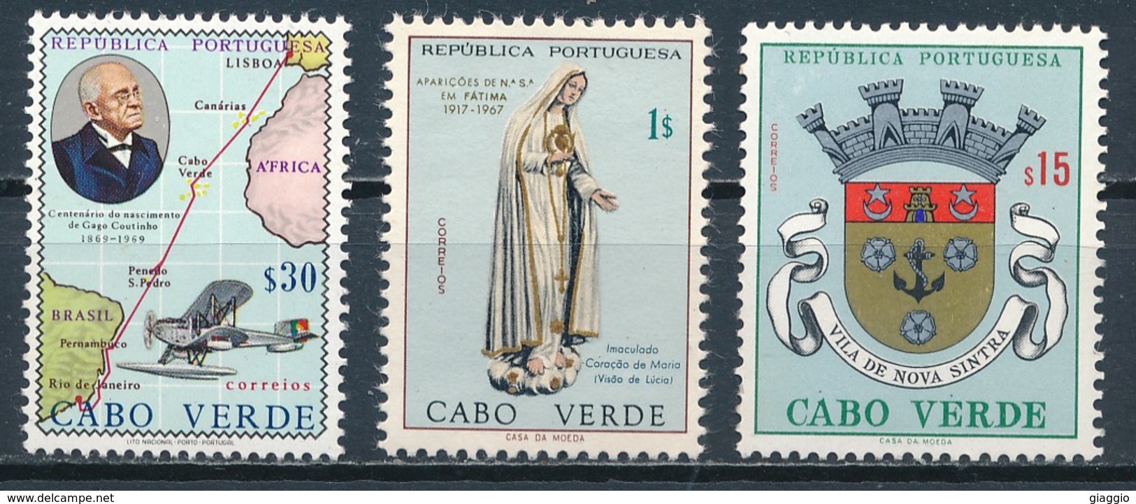 °°° CAPO CABO VERDE - Y&T N°304/36/57 - 1961/1967/1969 MNH °°° - Isola Di Capo Verde