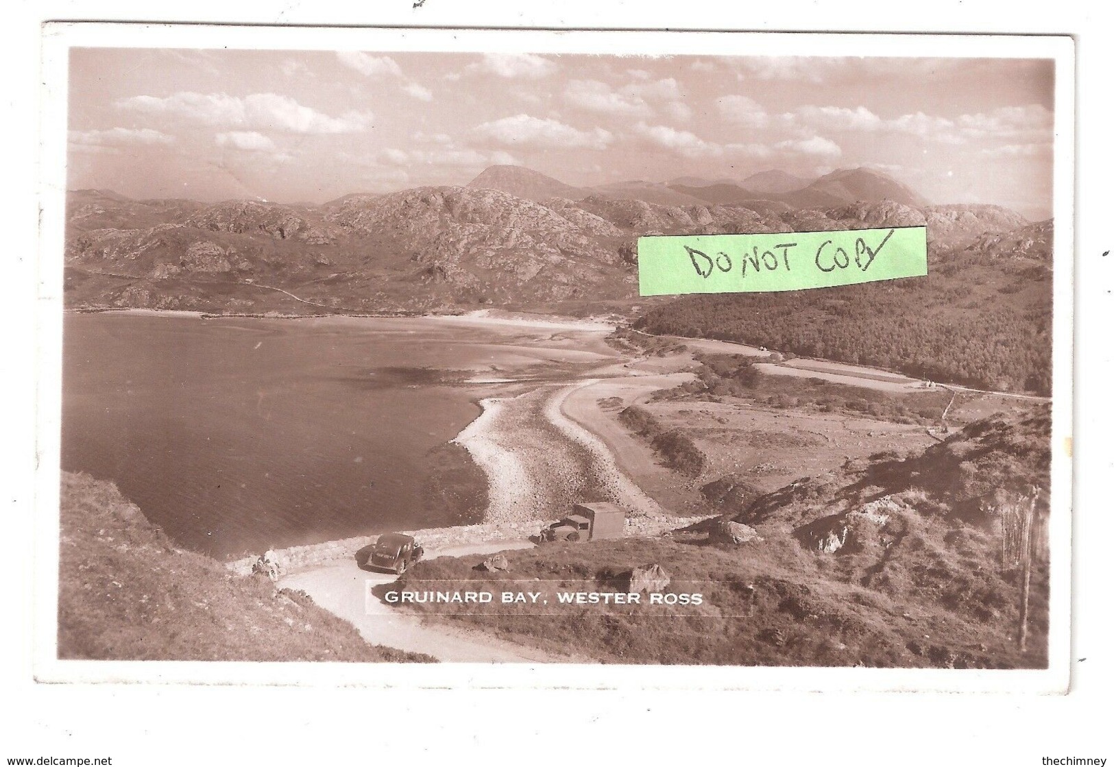 RP GRUINARD BAY WESTER ROSS ULLAPOOL ROSS-SHIRE POSTMARK - Ross & Cromarty