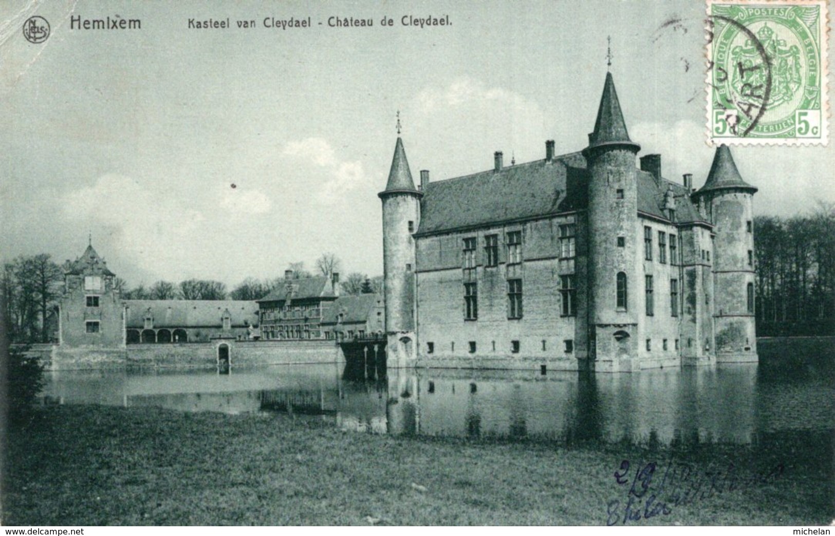 CPA   BELGIQUE---ANVERS---HEMIXEM---CHATEAU DE CLEYDAEL---1910 - Hemiksem