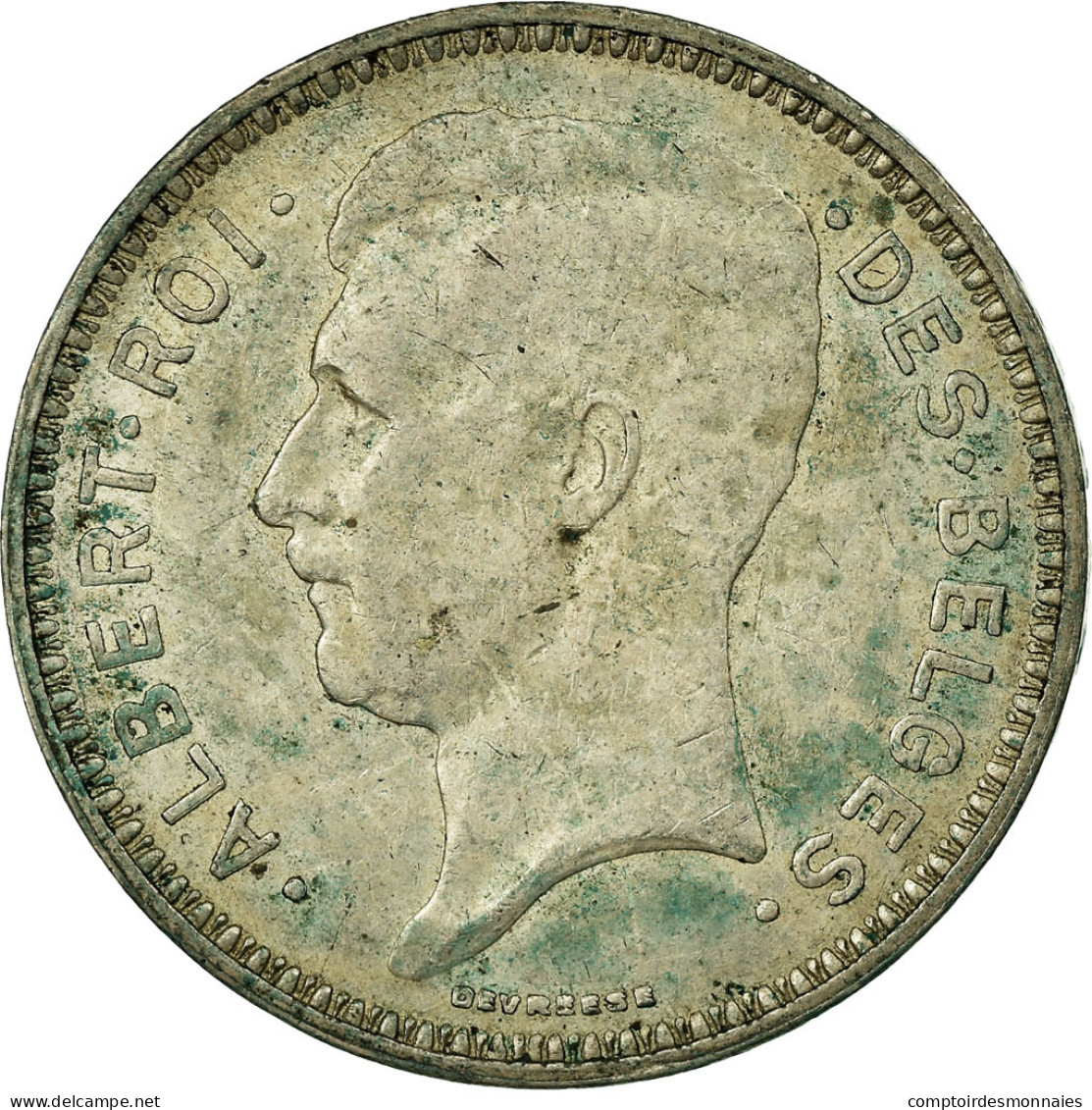 Monnaie, Belgique, 20 Francs, 20 Frank, 1933, TB+, Argent, KM:103.1 - 20 Frank & 4 Belgas