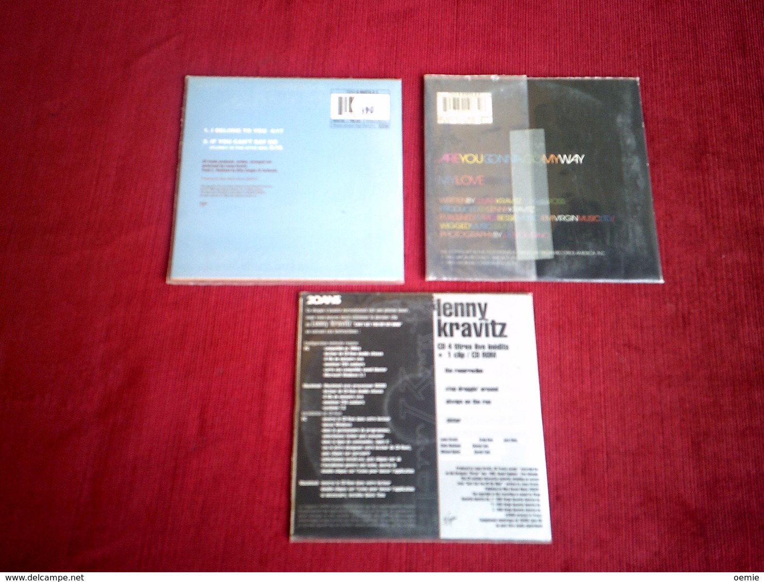 LENNY  KRAVITZ   COLLECTION DE 3 CD SINGLE - Volledige Verzamelingen
