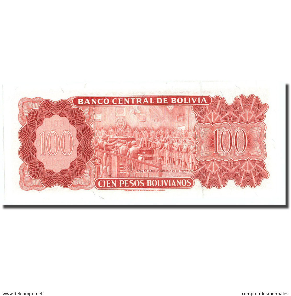 Billet, Bolivie, 100 Pesos Bolivianos, 1962, 1962-07-13, KM:164A, SPL - Bolivien