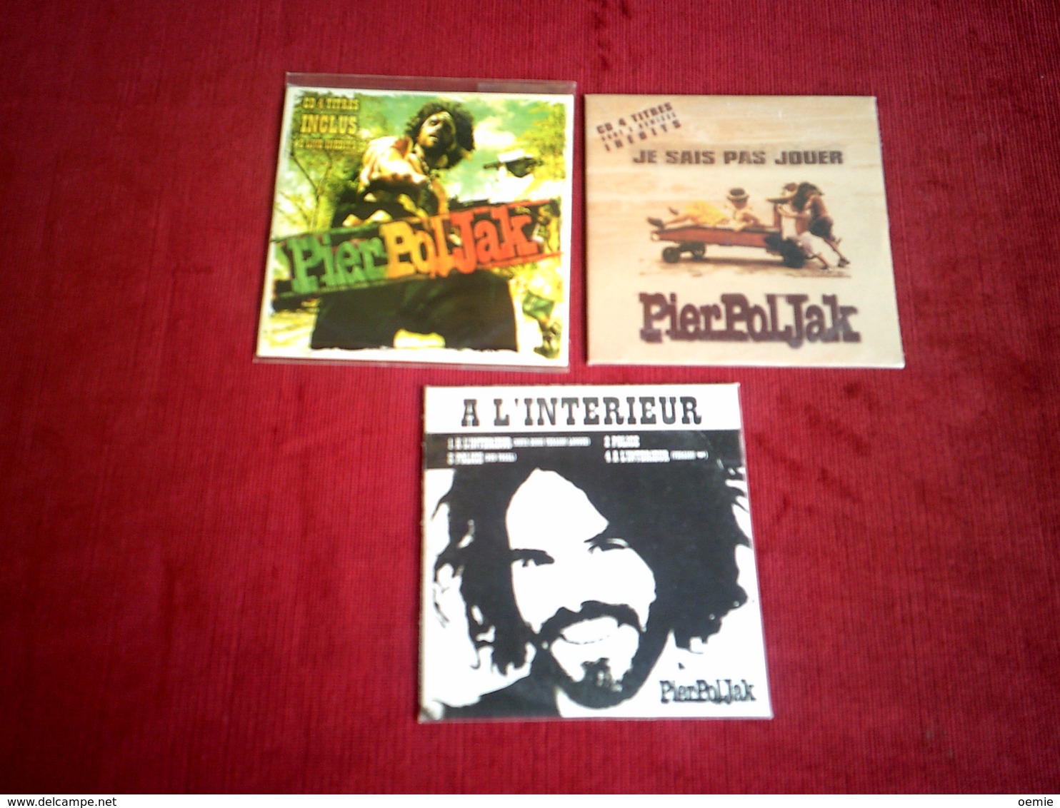 PIERPOLJAK °  COLLECTION DE 3 CD SINGLE - Collections Complètes