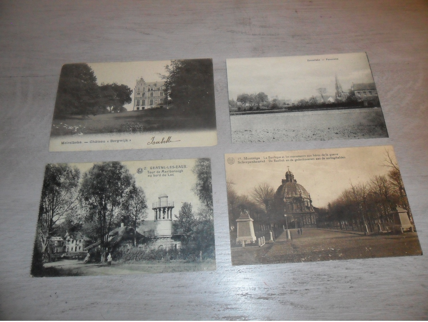 Grand beau lot de 100 cartes postales de Belgique        Groot mooi lot van 100 postkaarten van België