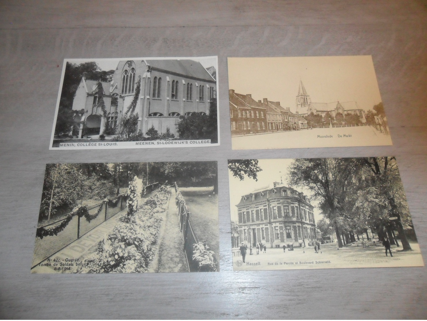 Grand beau lot de 100 cartes postales de Belgique        Groot mooi lot van 100 postkaarten van België