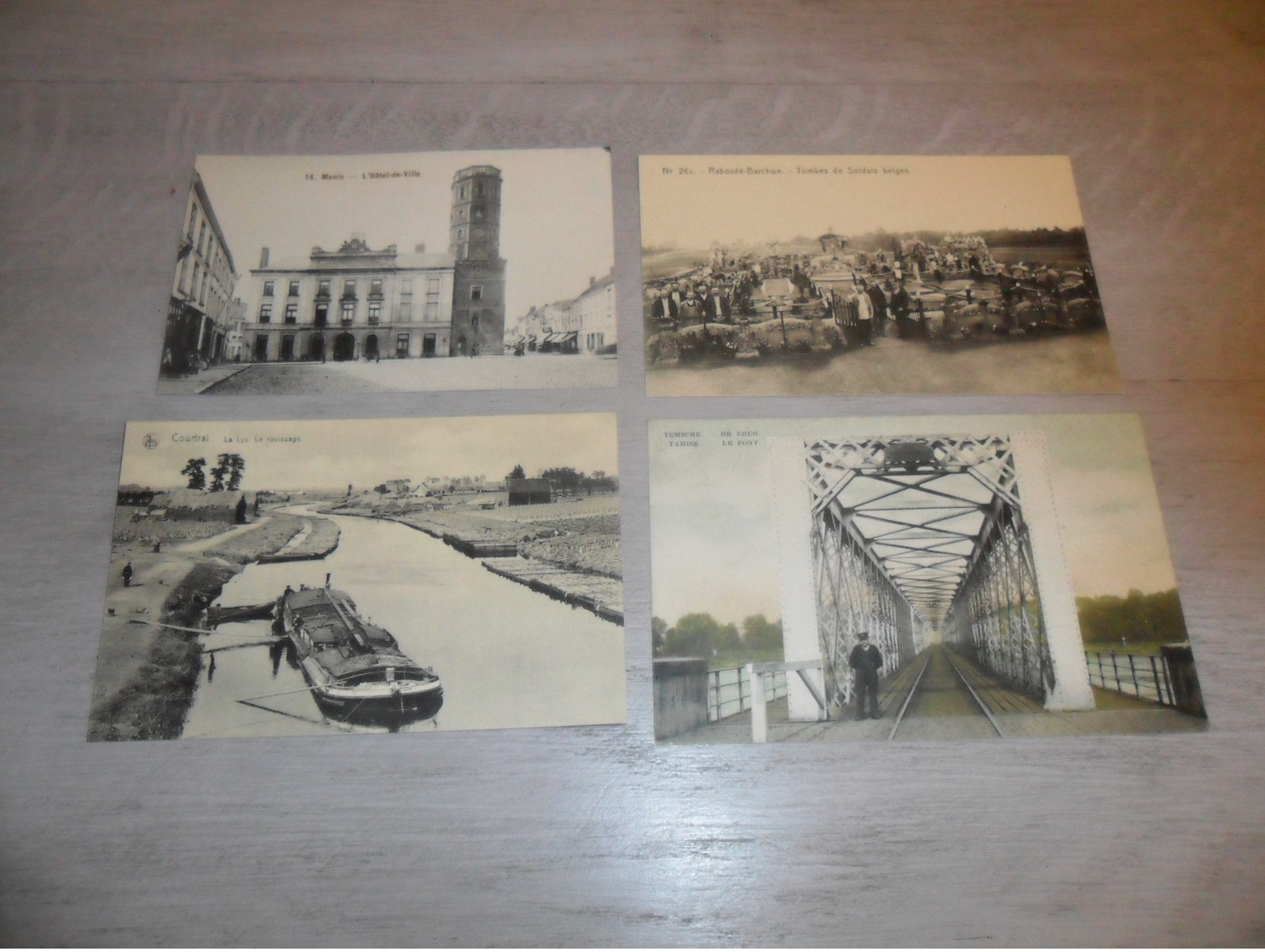 Grand beau lot de 100 cartes postales de Belgique        Groot mooi lot van 100 postkaarten van België