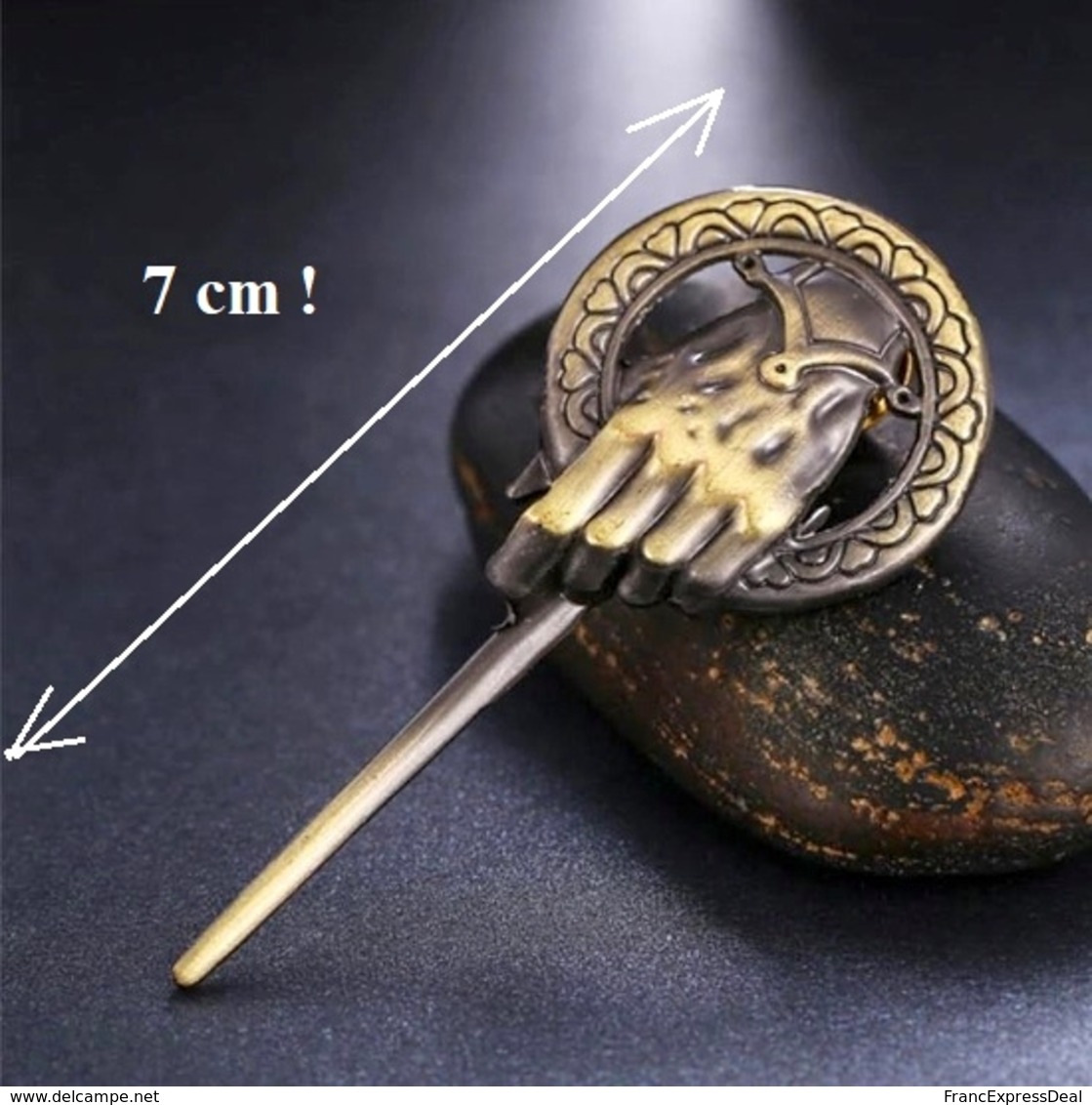 1 Pins Pin's NEUF En Métal ( Brooch ) - GOT Game Of Thrones Main Du Roi Hand King 7 Cm ! - Cinéma