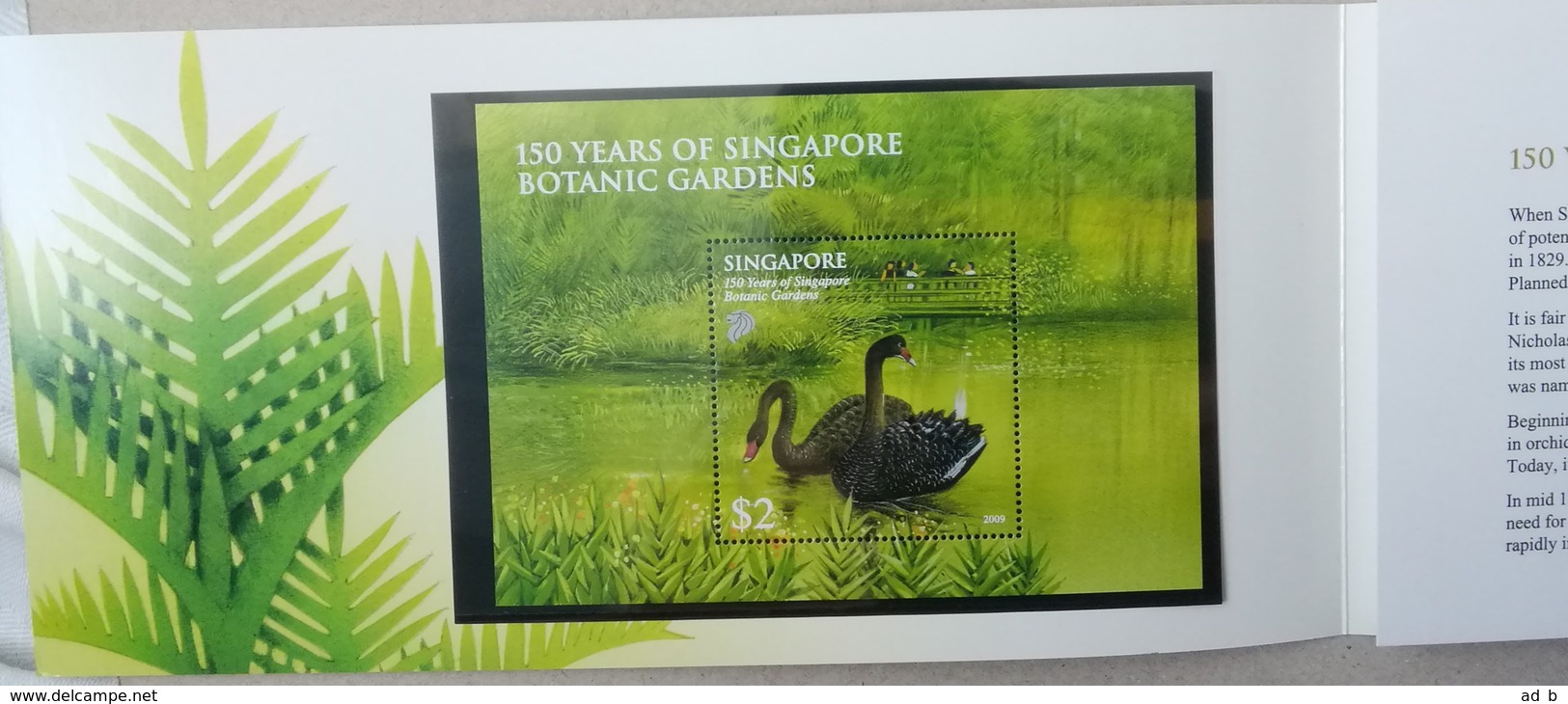 2009 Singapore. 150 Years Of Botanical Garden. Presentation Pack. MNH - Altri & Non Classificati
