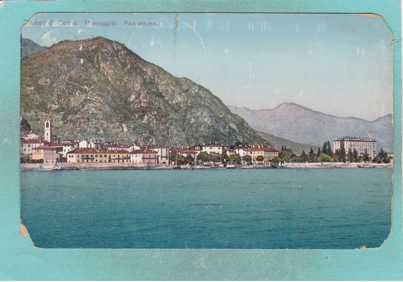 Small Old Post Card Of Managgio,Lake Como, Lombardy, Italy,V69. - Como
