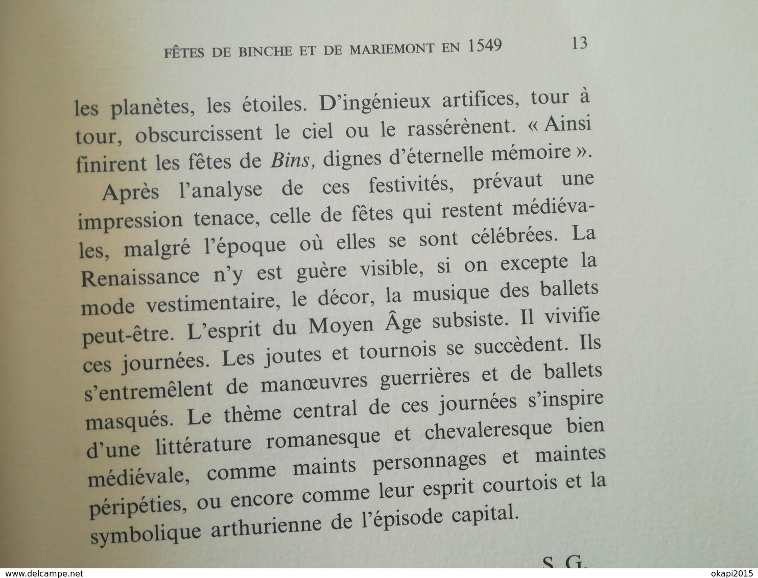 UNE RELATION MÉCONNUE ALLEMANDE  (1550) DES FÊTES DONNÉES PAR MARIE DE HONGRIE À BINCHE ET À MARIEMONT  AOÛT 1549 LIVRE