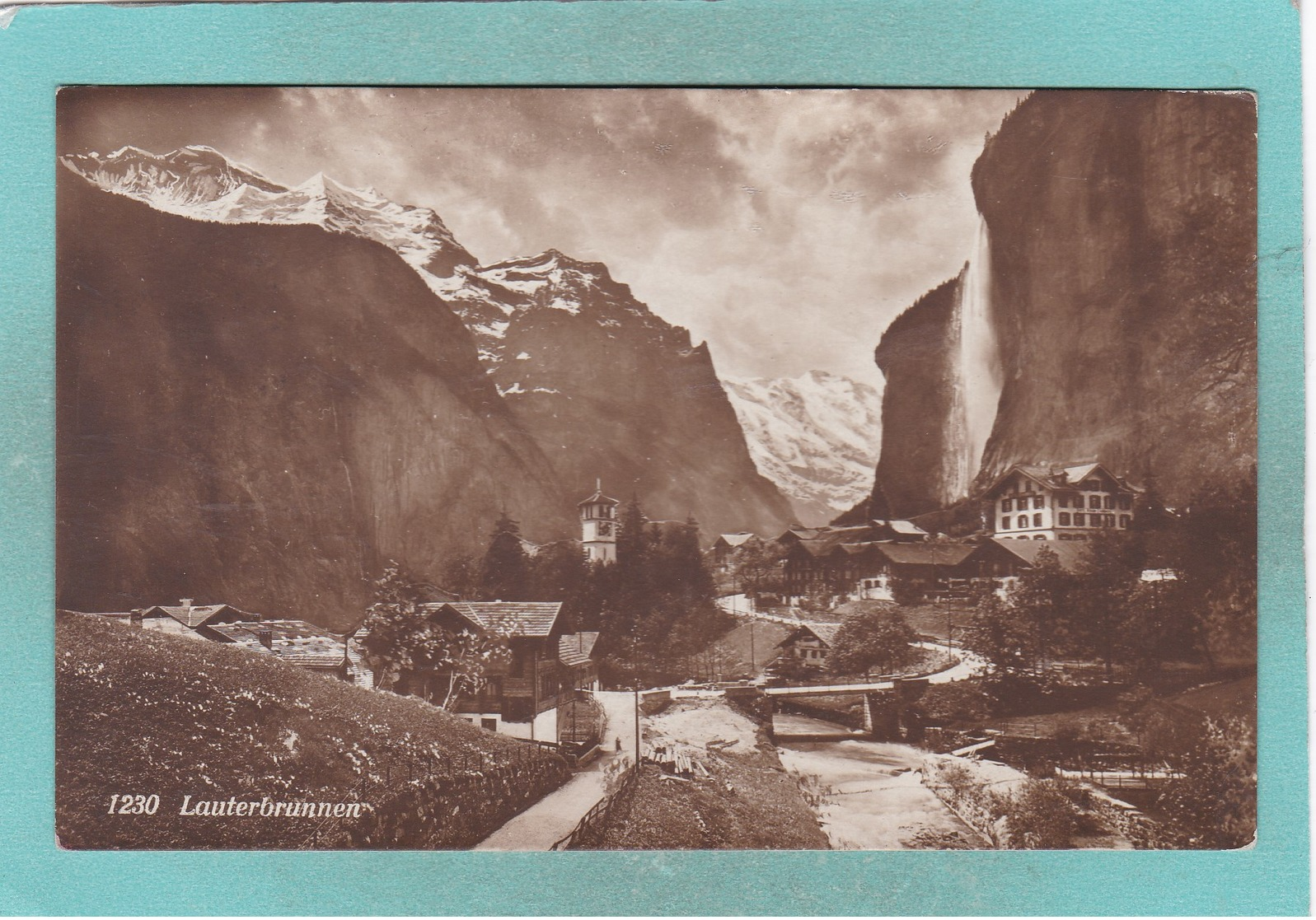 Small Old Post Card Of Lauterbrunnen, Berne, Switzerland,V69. - Bern