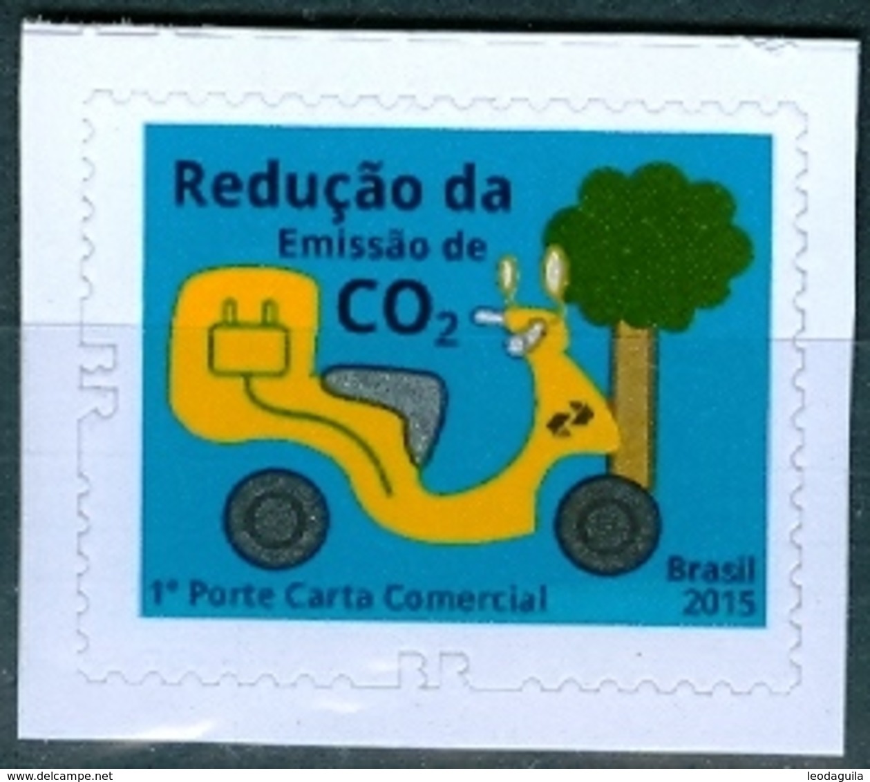 BRAZIL 2015 - REDUCTION OF THE EMISSIONS OF CARBON MONOXIDE  - MINT - Unused Stamps