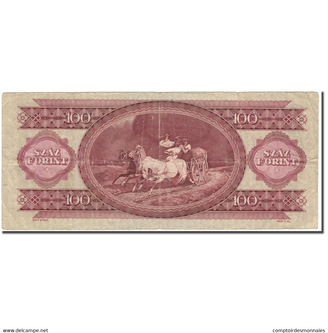 Billet, Hongrie, 100 Forint, 1980-09-30, KM:171f, B - Hongarije
