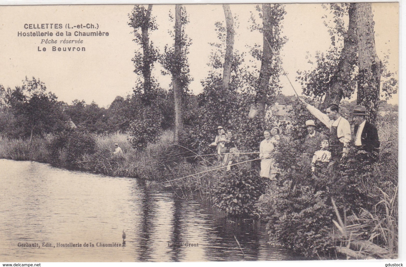 Loir-et-Cher - Cellettes - Hostellerie De La Chaumière - Pêche Réservée - Le Beuvron - Autres & Non Classés