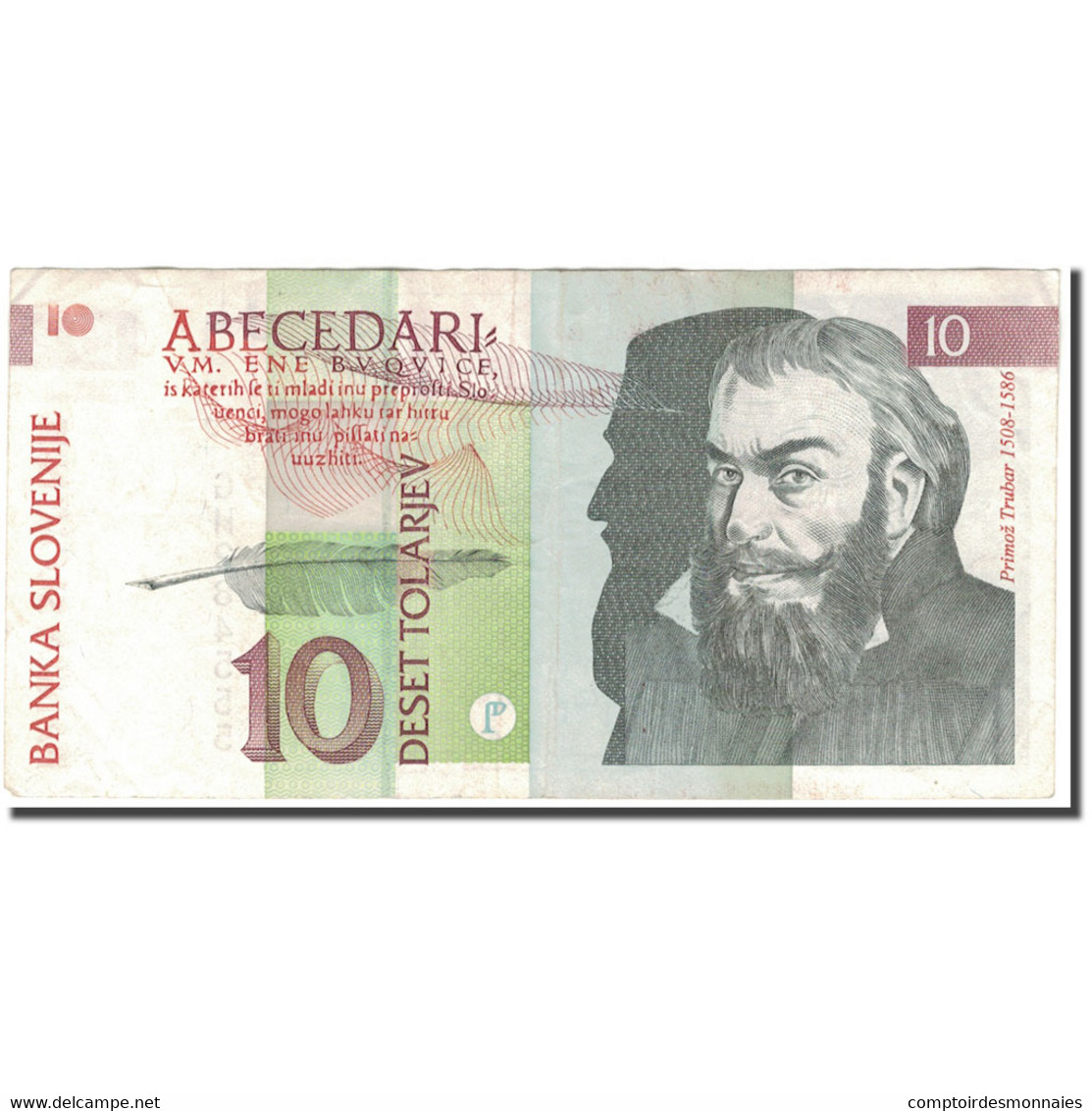 Billet, Slovénie, 10 Tolarjev, 1992-01-15, KM:11a, TB+ - Slovenia