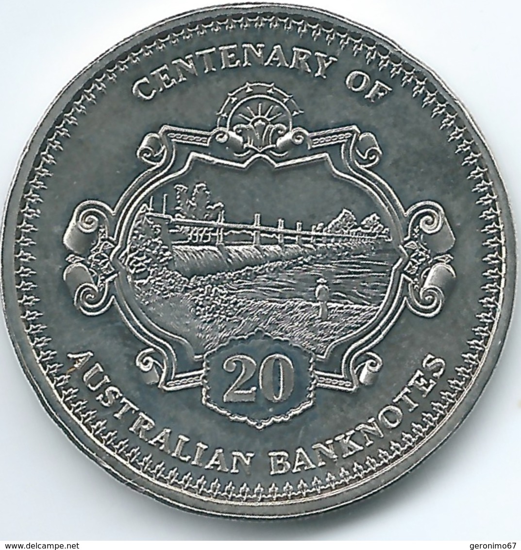 Australia - Elizabeth II - 20 Cents - 2013 - Centenary Of Banknotes - 10 Shilling - KM1961 - 20 Cents