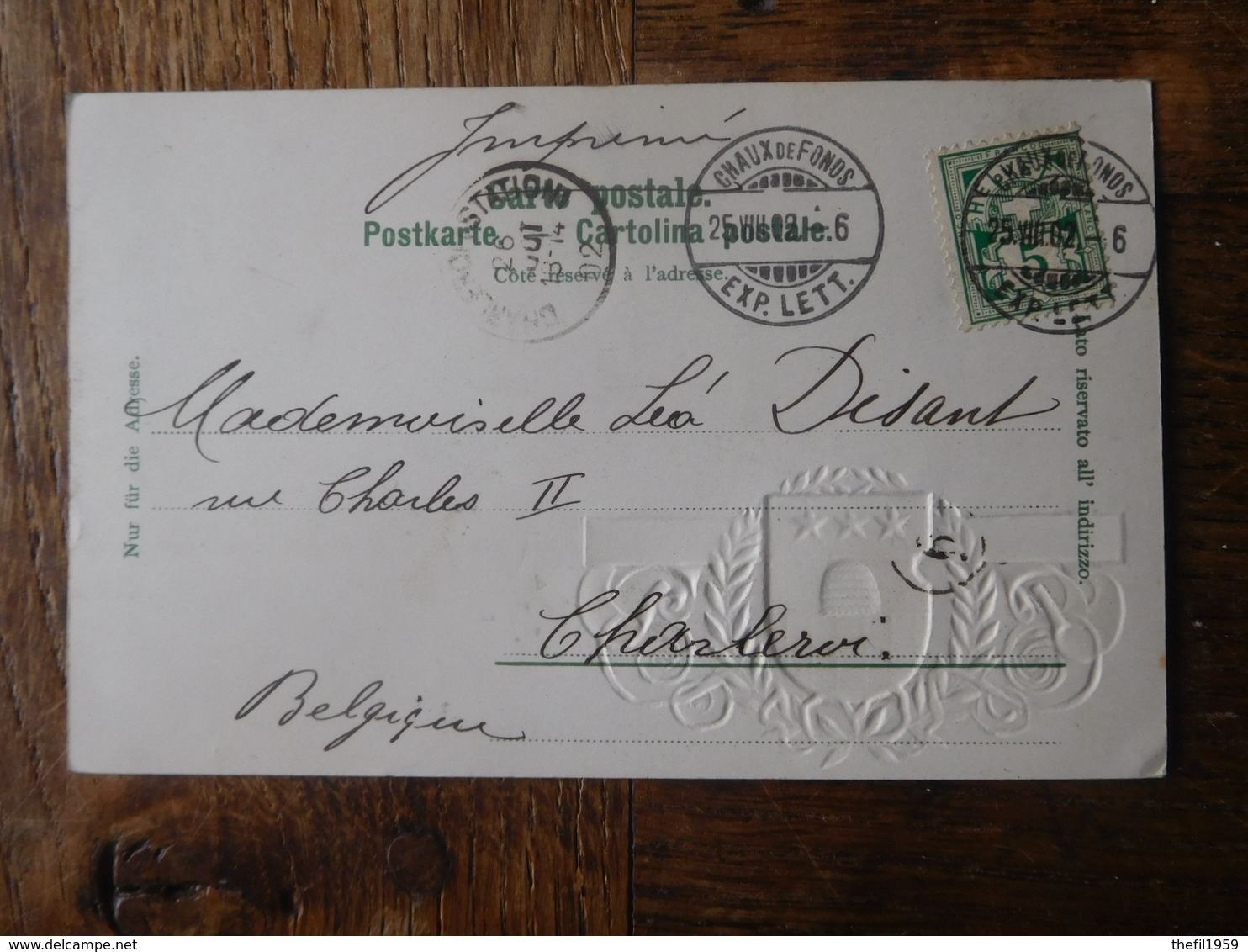 La Chaux De Fonds 1902 Carte Postale "Grande Rue" / Suisse - La Chaux-de-Fonds