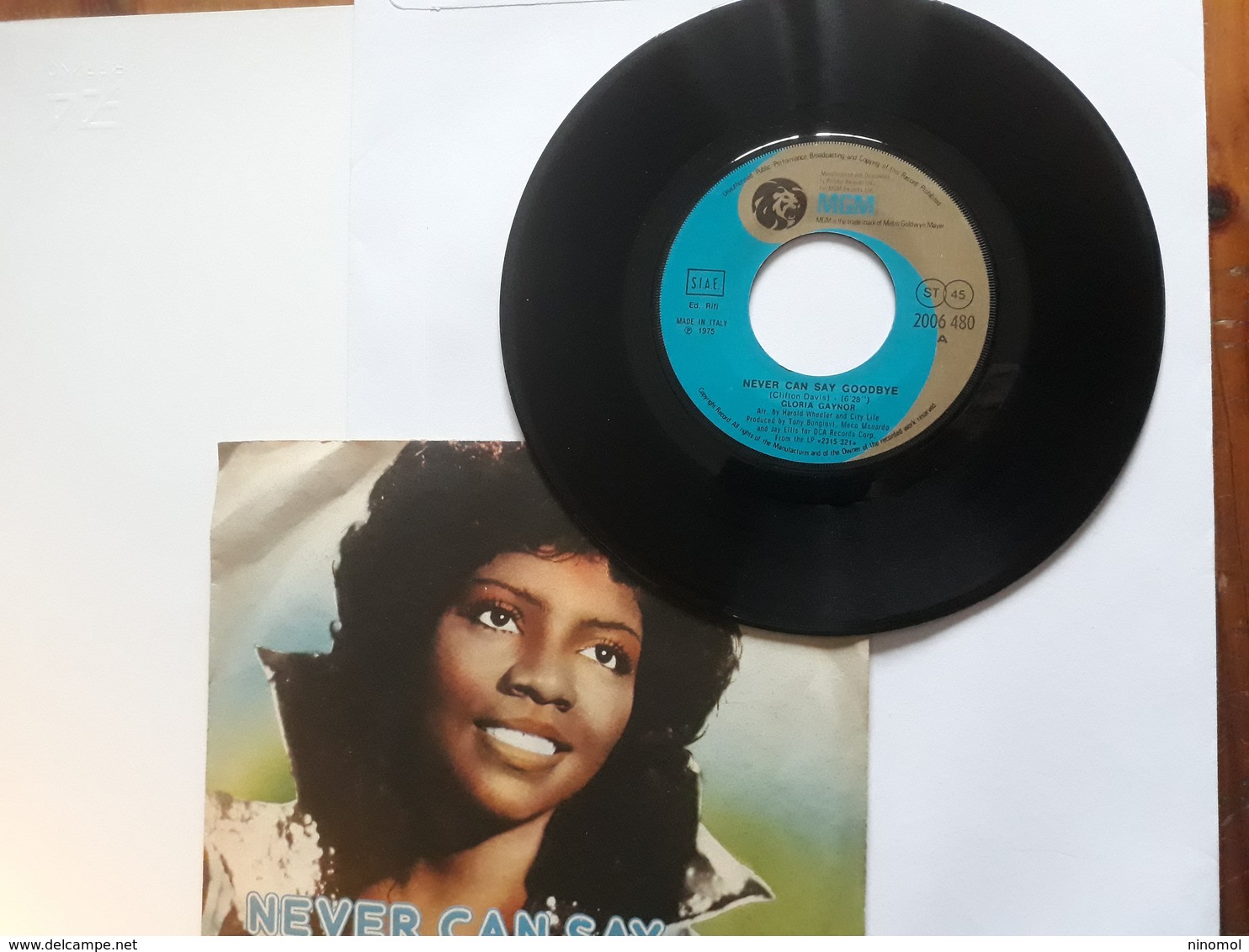 Gloria Gaynor  -  Anno 1975.   Ed. MGM. 2006 480 - Disco, Pop