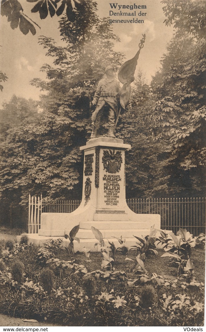 CPA - Belgique - Wyneghem - Denkmaal Der Gesneuvelden - Wijnegem