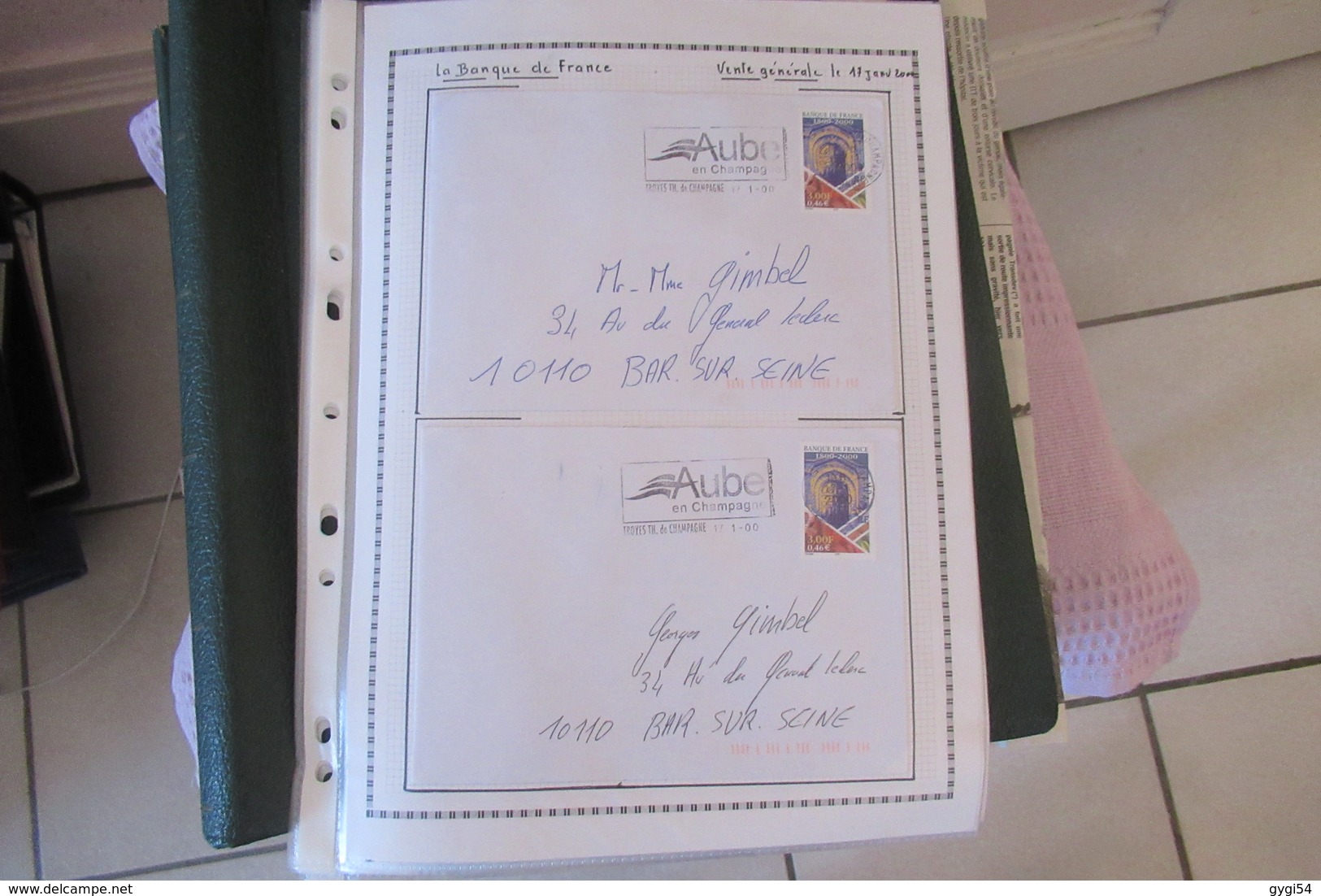 France  Lettres  Avec  Timbres Oblitérés De L' Année 2000     95   Scans - Lettres & Documents