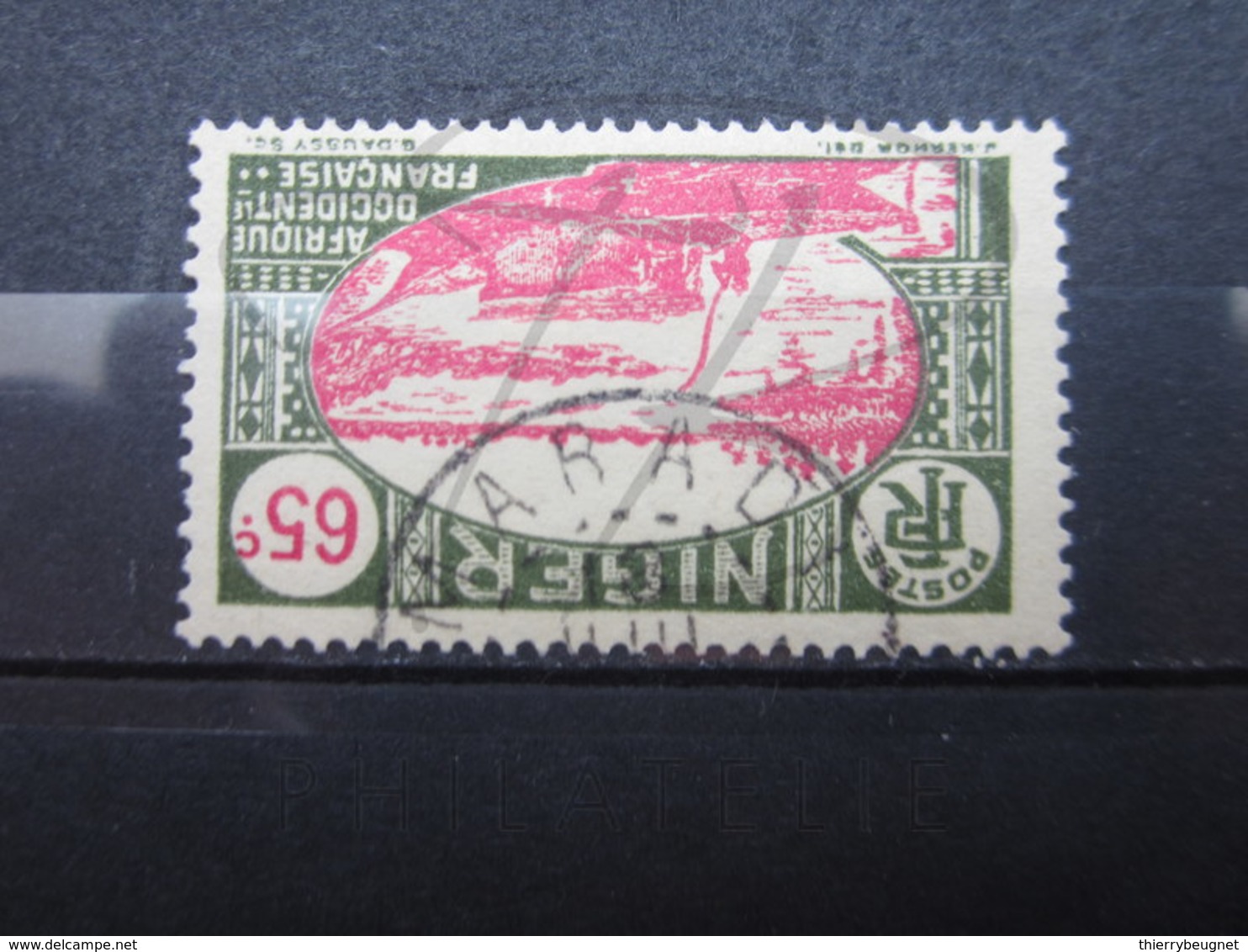 VEND BEAU TIMBRE DU NIGER N° 42 , OBLITERATION " MARADI " !!! - Used Stamps