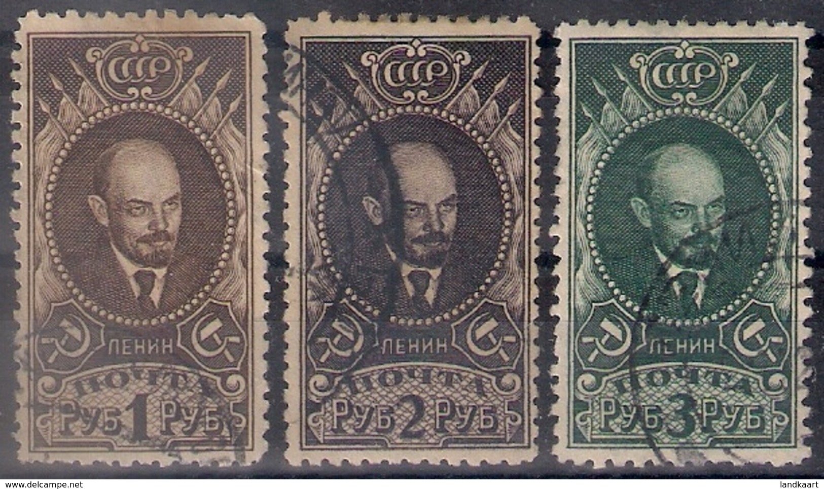 Russia 1926, Michel Nr 308-10, Used - Used Stamps