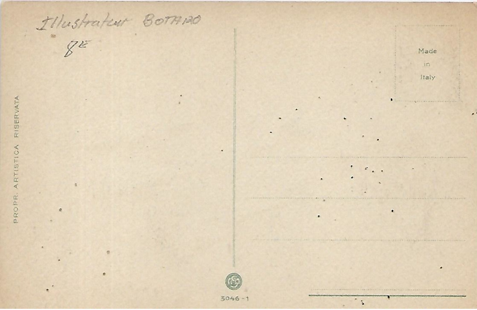 Thème,Illustrateurs Signès, BOTTARO,Bonnes Pâques, Coursier, Couleurs, Scan Recto Verso - Bottaro