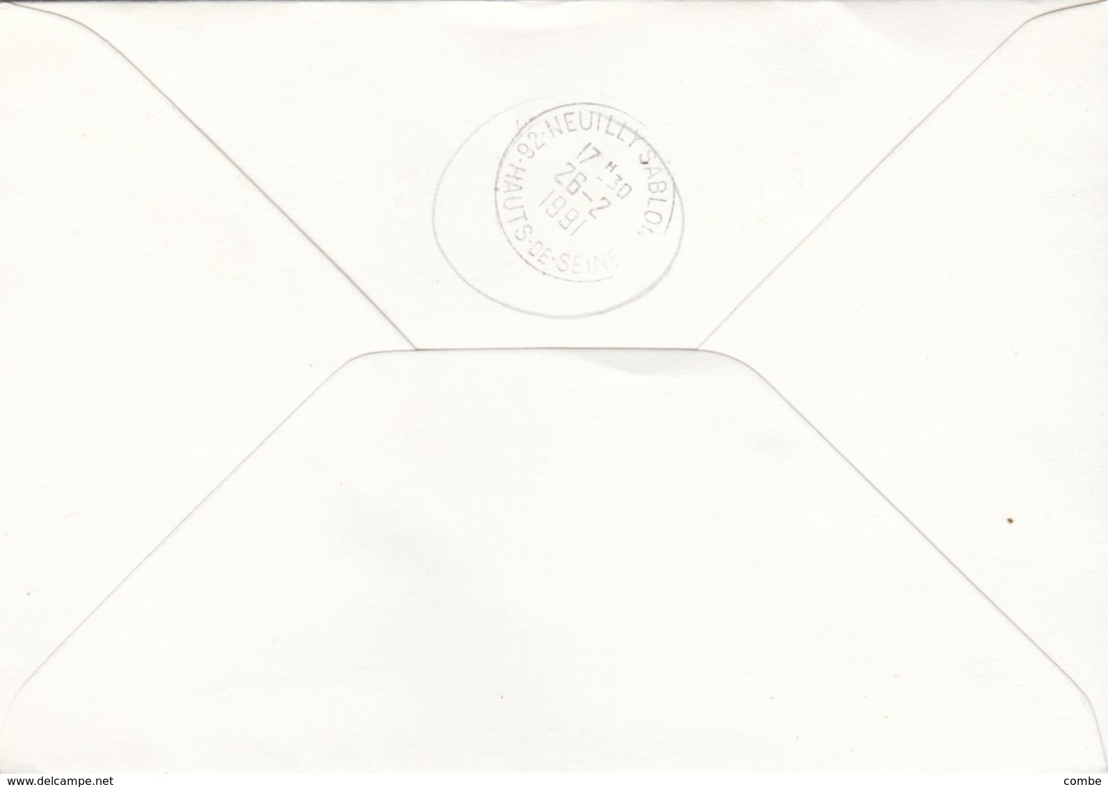 LETTRE COVER TAAF. VERSO CACHET ARRIVEE - Sonstige & Ohne Zuordnung