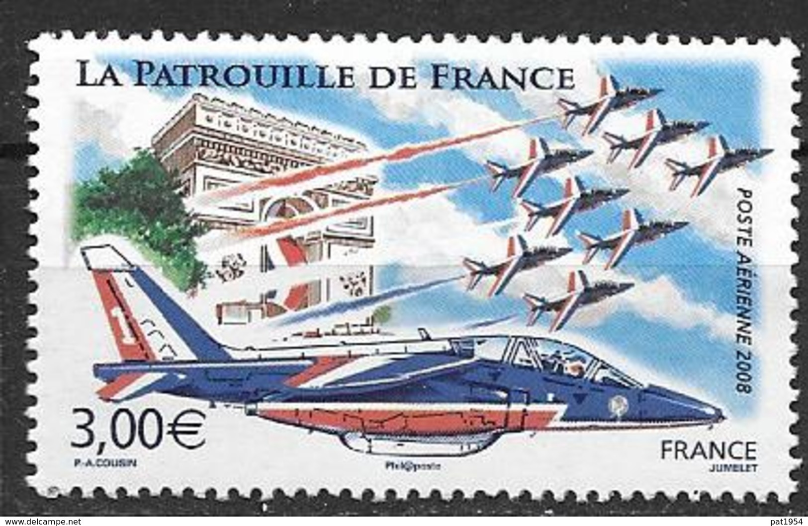 France 2008 Poste Aérienne N° 71, Patrouille De France, à La Faciale - 1960-.... Neufs